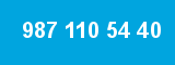 987 110 54 40